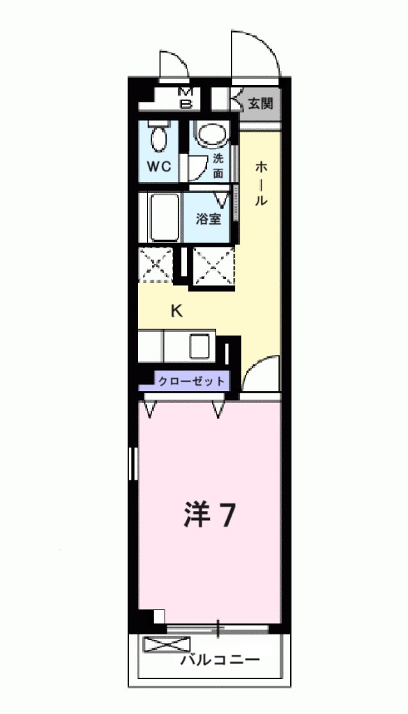 リヴァージュ出来島 間取り