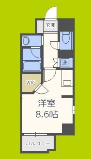 パークキューブ北浜 間取り