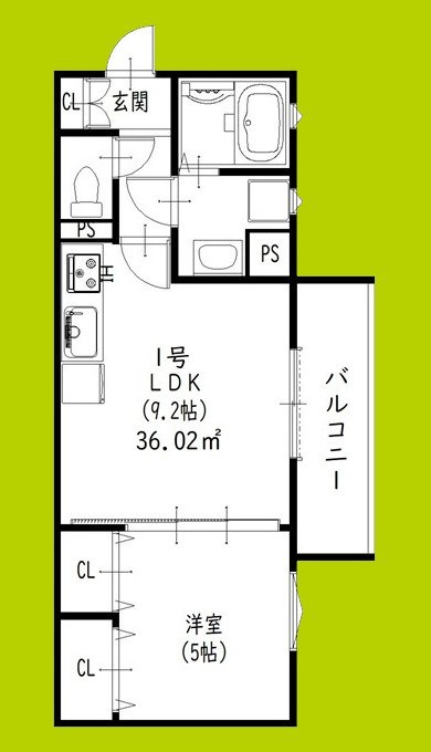 クリエオーレ松丘町 間取り
