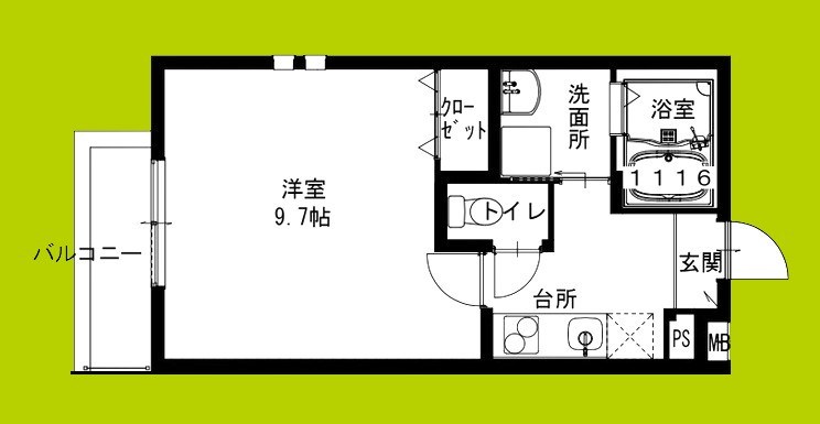 フジパレス東花園ウエスト 間取り