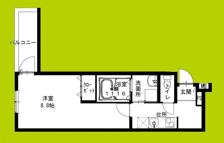 フジパレス東花園イースト 間取り