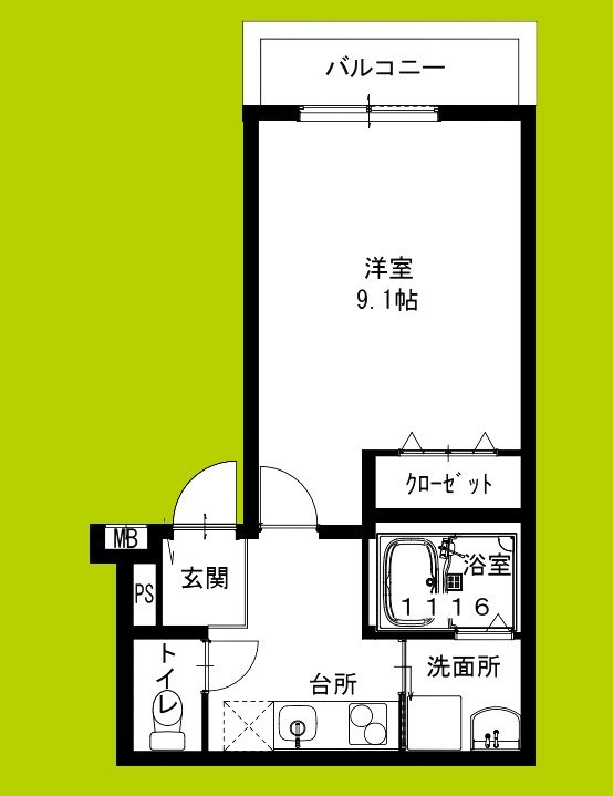 フジパレス東花園ウエスト 間取り
