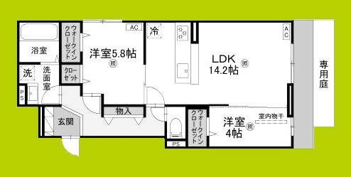 ディーレガシー中百舌鳥 間取り