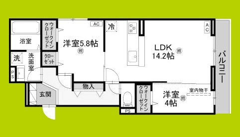 ディーレガシー中百舌鳥 間取り