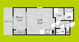 (仮称)ジーメゾン岸和田クレリア 間取り
