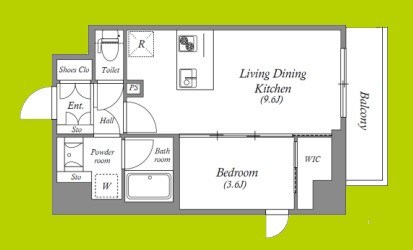 仮称）天王寺区堀越町PJ 間取り