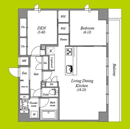 仮称）天王寺区堀越町PJ 間取り