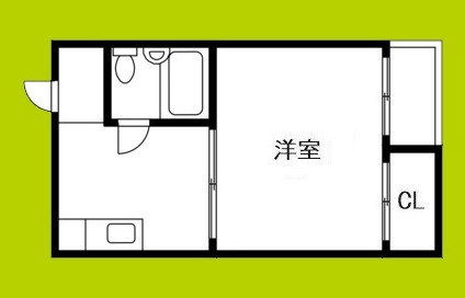 シティコーポアビコ 間取り