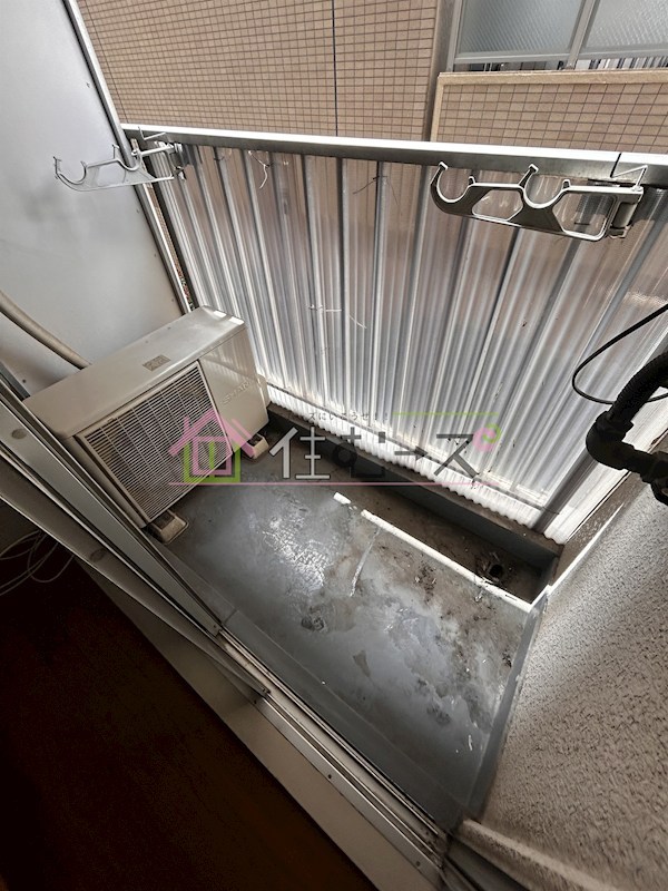 シティコーポアビコ ベランダ