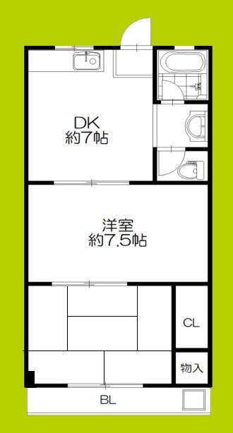 マンションエイタツ 間取り