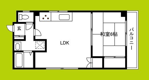 ベルメゾンあびこ 間取り