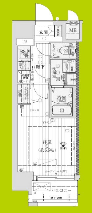 ファーストフィオーレ三国Ⅱ 間取り
