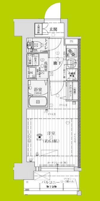 ファーストフィオーレ三国Ⅱ 間取り