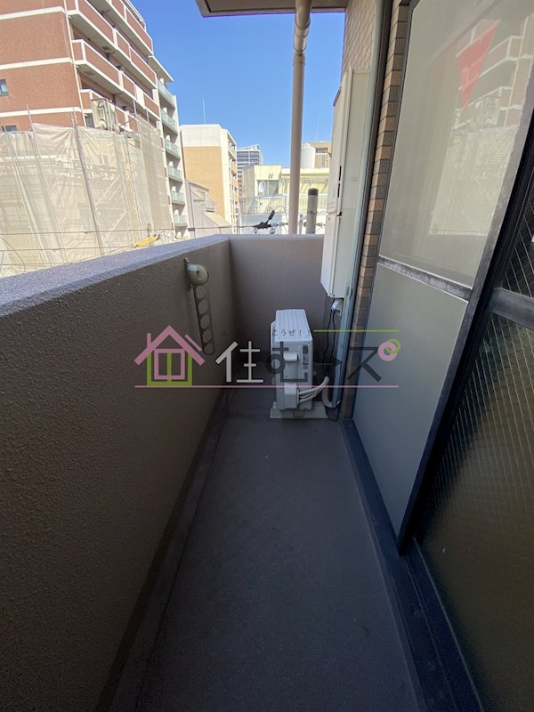 ラナップスクエア南森町 ベランダ