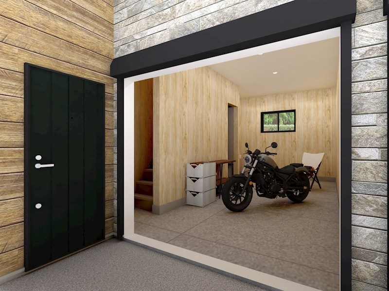 (仮称)寝屋川市大成町ガレージハウス 玄関