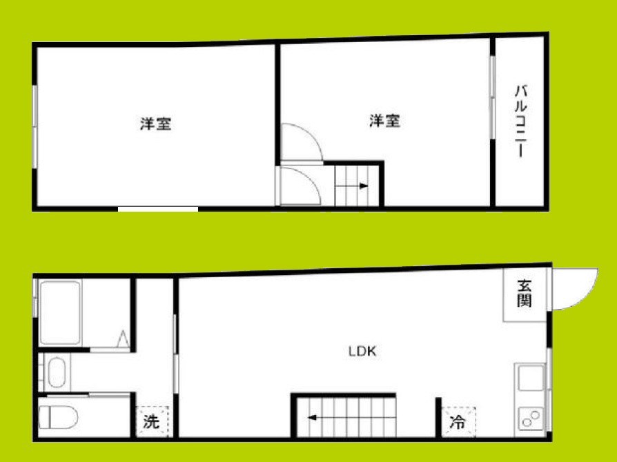 Reno Terrace KATSUYAMA 間取り