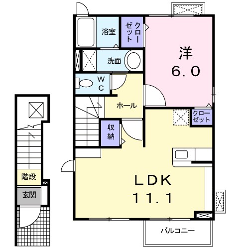 メゾンドソレイユⅡ 間取り
