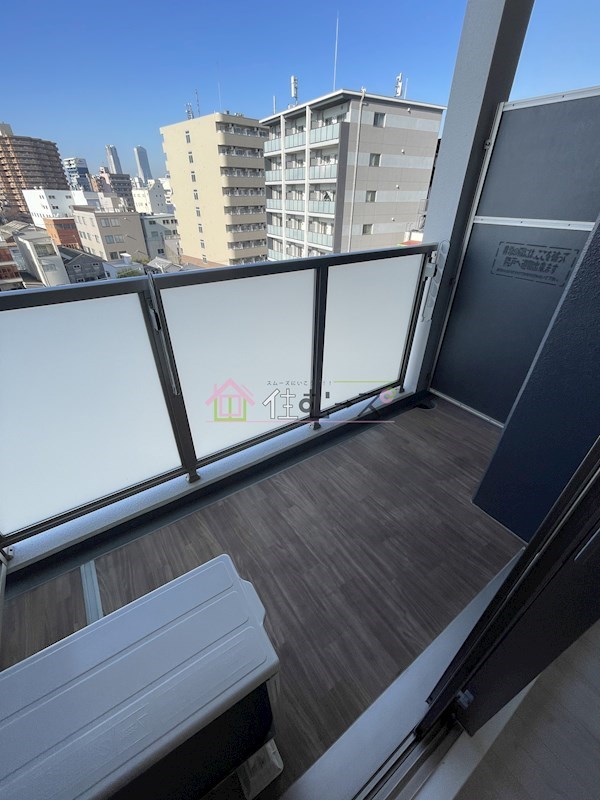 ｇｍ難波ウエストＤ.Ｃ.  ベランダ