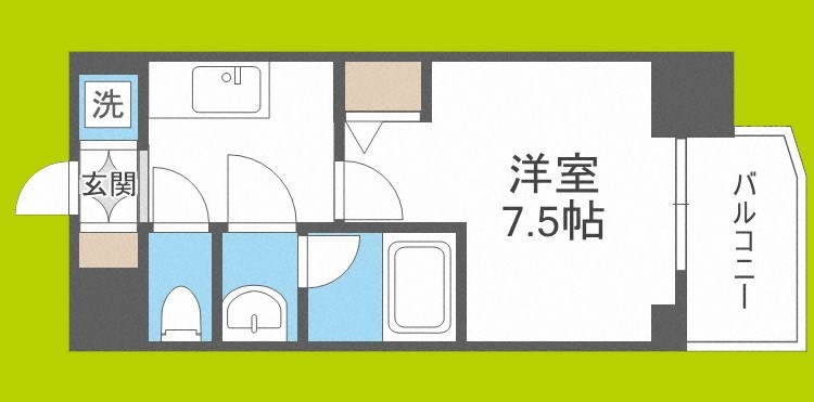 リッツ難波南Ⅱ 間取り