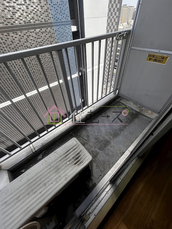 ライズ芦原橋 ベランダ