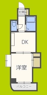 ノルデンハイム天神橋  間取り