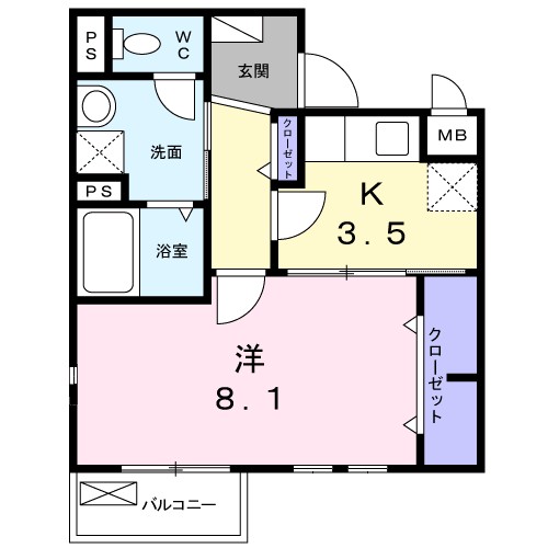 セレーノ　茜 間取り