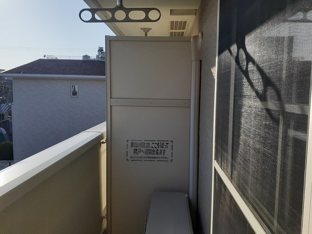 カルムエイト ベランダ