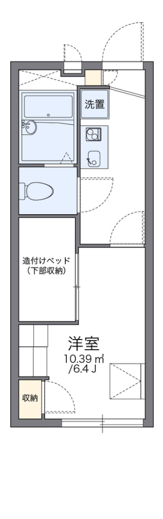 レオパレススカイヒルズ 間取り