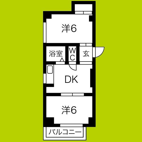 OK平野ハイツ 間取り