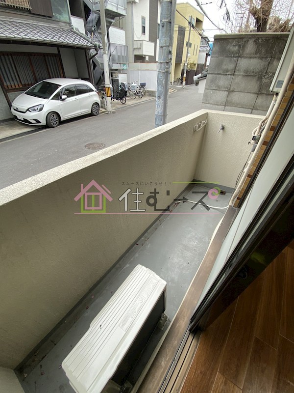 OK平野ハイツ ベランダ