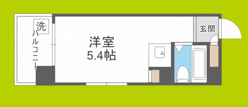 パークサイド上本町駅前 間取り