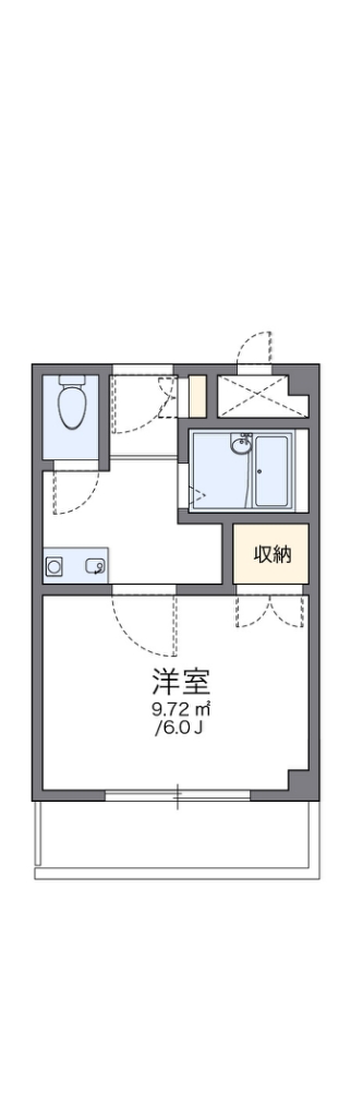 レオパレス花つるみⅡ 間取り
