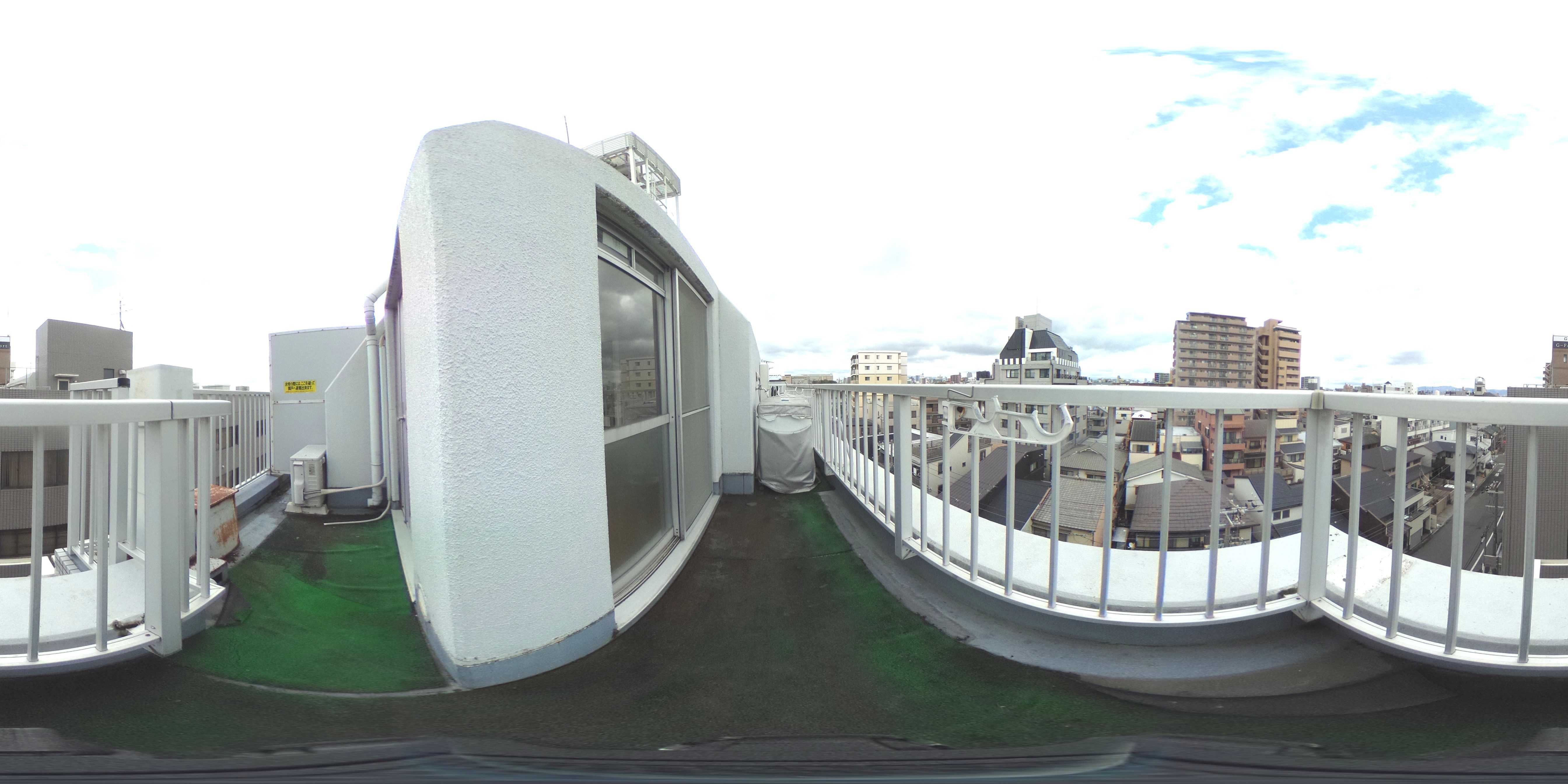 ホーユウコンフォルト東住吉 ベランダ