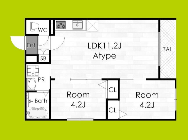 Tio寝屋川市駅 間取り