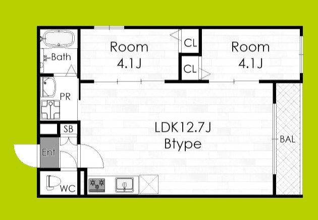 Tio寝屋川市駅 間取り