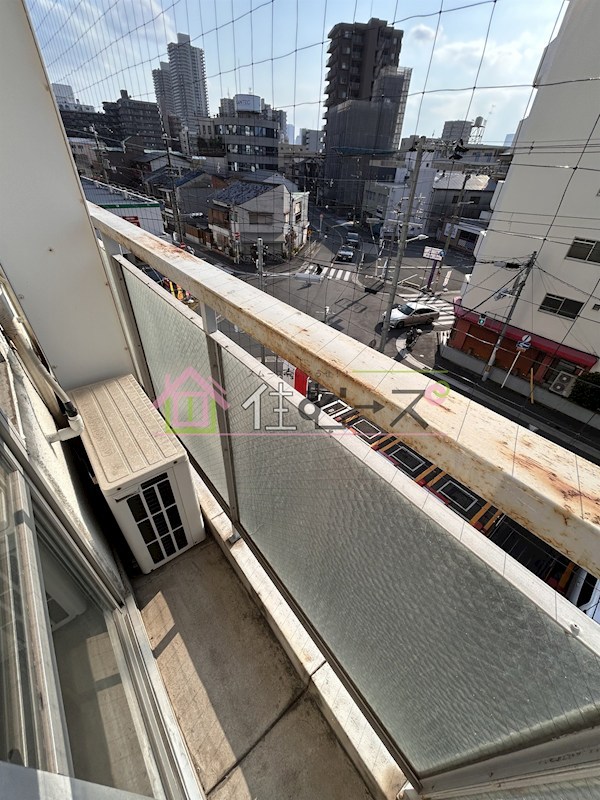 ブルースカイ城東 ベランダ