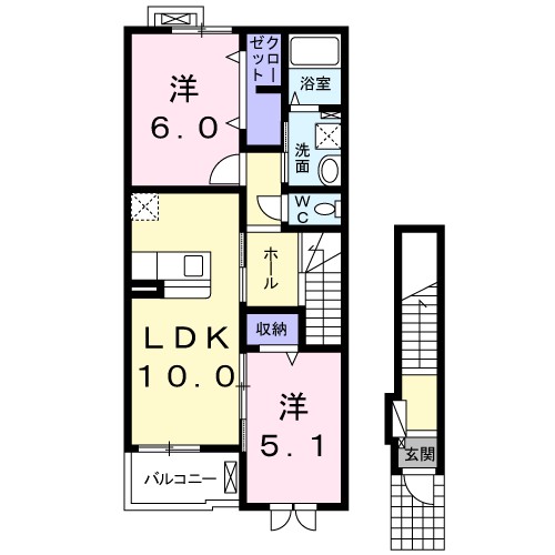 アルカンシェル　Ⅲ 間取り