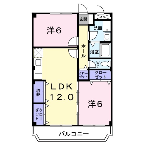 インペリアル中田 間取り