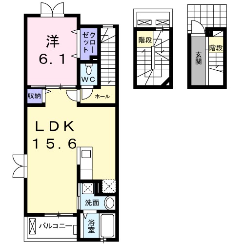 アンジュ　ド　ルミエール 間取り