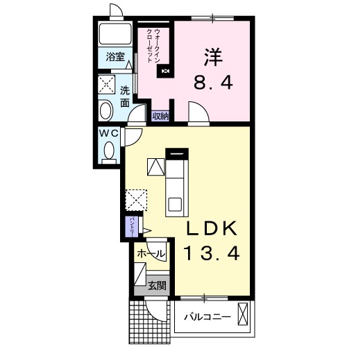 ベルメゾン　弐番館 間取り