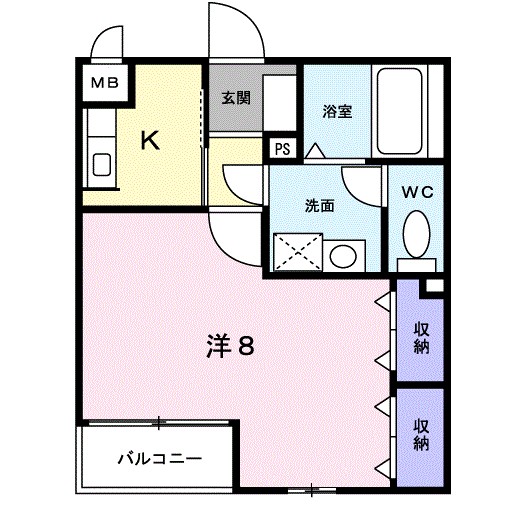 ブリック　メゾン　金剛 間取り