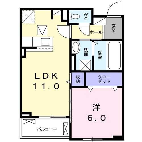 モンブランⅠ 間取り
