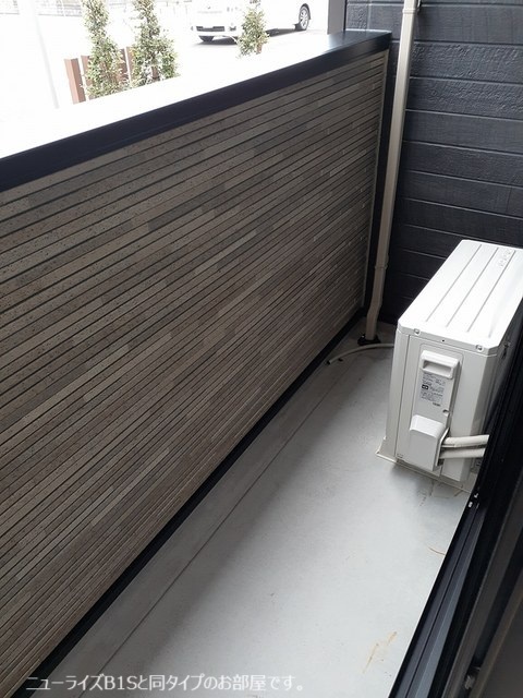 玉串町西２丁目アパート ベランダ