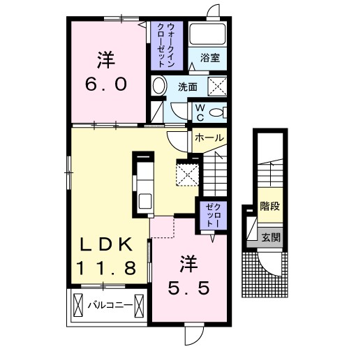 プティ・ポワ 間取り