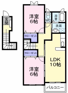 ハイツ葦池 間取り