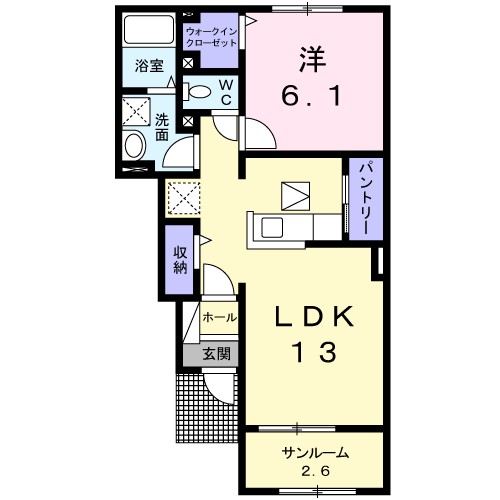 ソレイユ 間取り