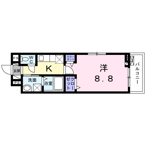 シャトーエレガント 間取り