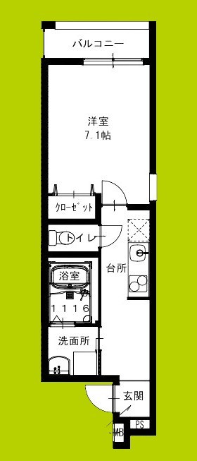 フジパレス阪急武庫之荘駅西Ⅴ番館 間取り