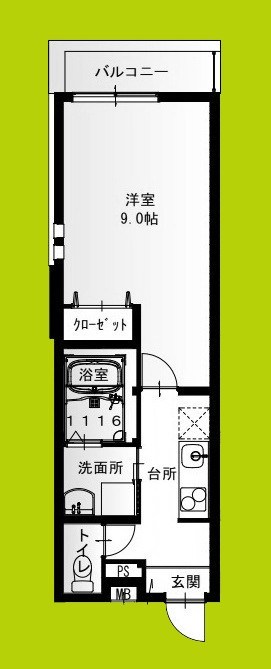 フジパレス阪急武庫之荘駅西Ⅴ番館 間取り