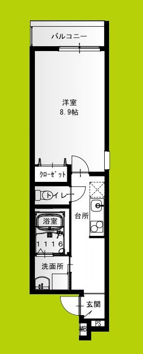 フジパレス阪急武庫之荘駅西Ⅴ番館 間取り